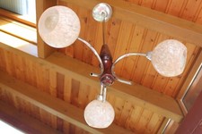 Art Deco Lampe Leuchter rosa