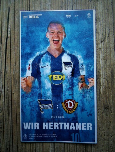 Programmheft hertha bsc - bsc, berlin