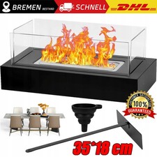 Freistehender Bioethanol Standkamin Dekokamin mit Zubehör Winter Warm Dekokamin