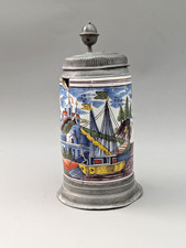 Walzenkrug Erfurt Fayence