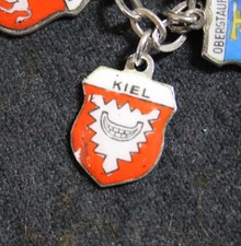 Kiel - Bettelarmband Wappen - 800 Silber