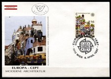 Hundertwasser-Haus, Wien. FDC(1). Österreich 1987