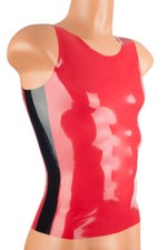 Latex herren top achselshirt - latex,
