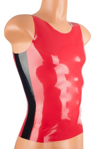Latex herren top achselshirt - latex,