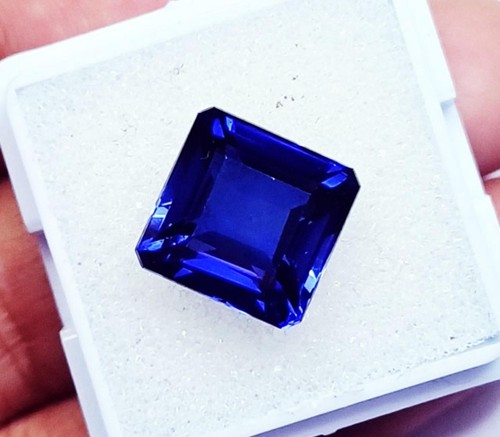 Quadrat schliff blauer saphir - quadrat,