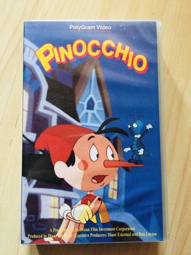 Vhs pinocchio kinderfilm - pinocchio/,