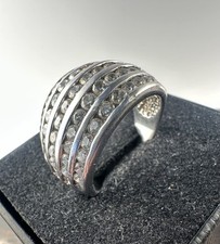 Silberring 925 mit Cubic Zirkonia Größe 60