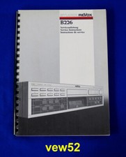 REVOX B226 "ORIGINAL SERVICEANLEITUNG" SERVICE INSTRUCTIONS **MINT** (07)