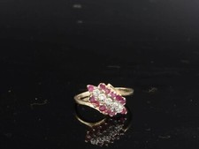 585 gelbgold ring - k, mit