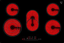 K&H 5 Zonen Glaskeramikkochfeld 77cm Elektro Autark NC-8608