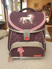 Step by Step Schulranzen Mädchen Einhorn Grundschule Lila Ranzen + Sportbeutel
