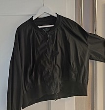 ??Lagenlook Rundholz Black Label Jacke Blouson Bomber schwarz Gr. L - XL ?