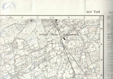 Meßtischblatt Nr. 4117 Verl