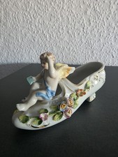 Porzellan-Schuh mit Engel –