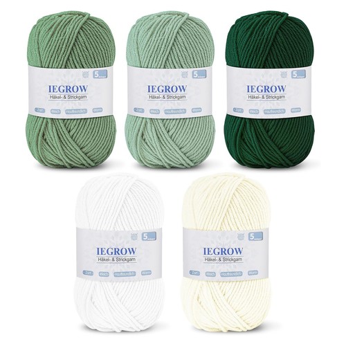 Häkelgarn 250 50g acryl - 250, 5×50g