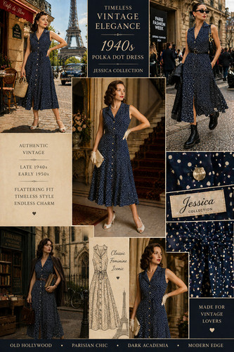 Vintage 40er 50er - , polka