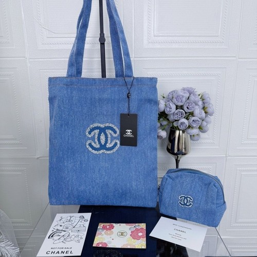 Chanel canvas tote - chanel, bag