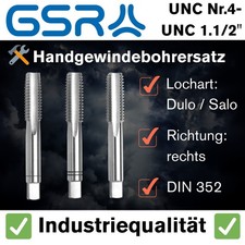 GSR Handgewindebohrer Satz UNC