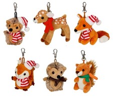 Spiegelburg Plüsch Anhänger mit Karabiner ca.9cm Igel,Fuchs,Reh,Eichhörnchen 229