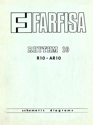 Farfisa rhythm r10 10 - rhythm, ar-10