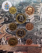 Kursmünzensatz Probe Vatikan 2004 -selten-