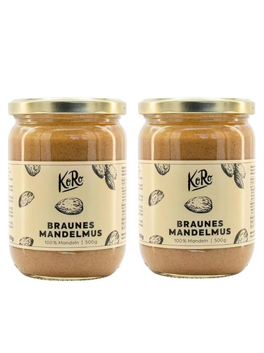 Koro braunes mandelmus 2 x - braunes,