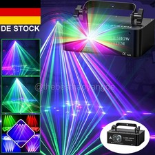 RGB Laser Beam Projektor DJ Disco Lichteffekt DMX Party Strobe Bühnenbeleuchtung