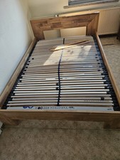 Massivholz-Bett 140x200