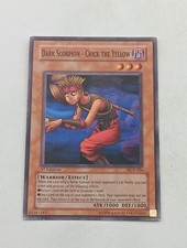 Yu-Gi-Oh Einzelkarte Dark Scorpion - Chick the Yellow bespielt