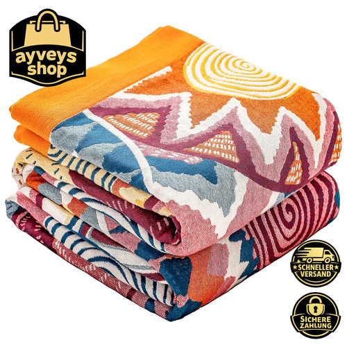 Decke boho style baumwolle - boho,