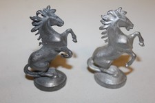 Schachfiguren antik aus Zinn/Ersatz Set Springer