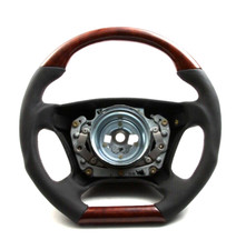 Lenkrad Wurzelholz Holz Leder