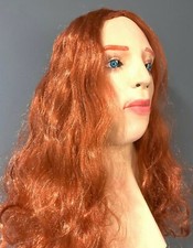 Realistisch weiblich maske rot - realistisch,