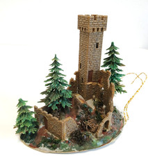 Faller - Burgruine Burg auf Felsen - 130285 - H0 -Gebäude Häuser Haus -- CK 1355