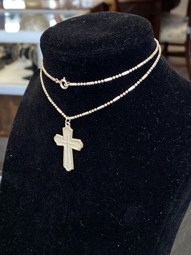Halskette silber 835 kreuz - halskette,