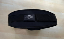CP Sports - Gewichthebergürtel Trainingsgürtel Bodybuilding Fitness - schwarz L