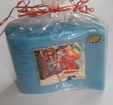 Wunderschöne 2-Docht-Kerze * Design Kerze Weihnachten ? Hellblau * Doppelwelle 