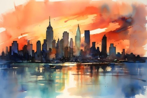 Wandbild new yorker - new,