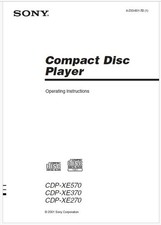 Sony CDP-C345 - CDP-C245 -