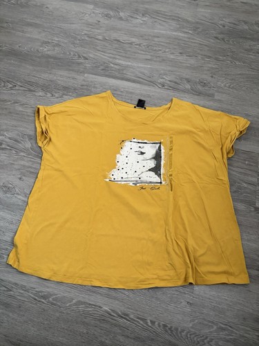 Shirt senfgelb sara - t-shirt, 58,