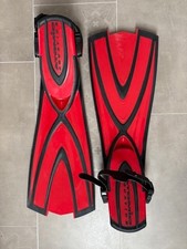 1 Paar ATOMIC Aquatics - X1 Bladefins,  Red - GRÖSSE L