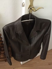 Damen Lederjacke Braun - Neu