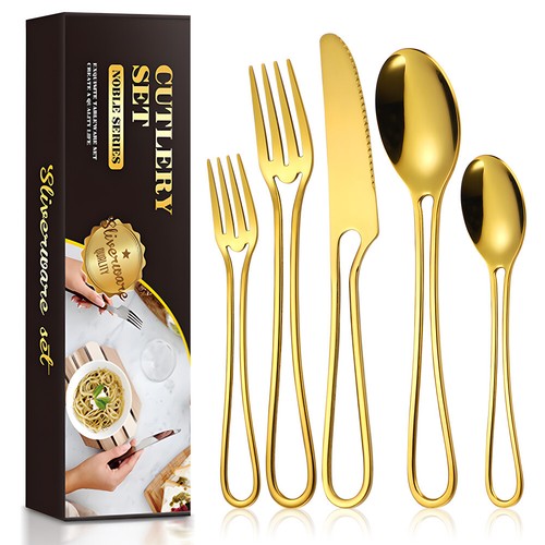 Teiliges besteckset mit - besteckset,