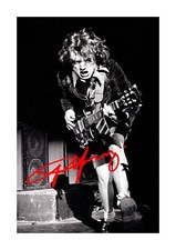 Angus Young AC DC 6 A4 mounted