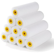 10 x Paint Roller, 11 cm Foam