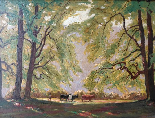 Gemälde sonnige landschaft - gemälde:,