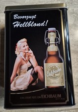 Metall Nostalgie Dose Eichbaum, passend für 2 0,33l Bierflaschen