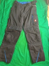 Engelbert Strauss Arbeitshose Herren Größe 50 Schwarz Blau , Gebrauchte Zustand