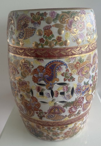 Vintage famille rose - rose, hocker