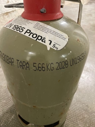 Gasflasche 5kg leer gebraucht